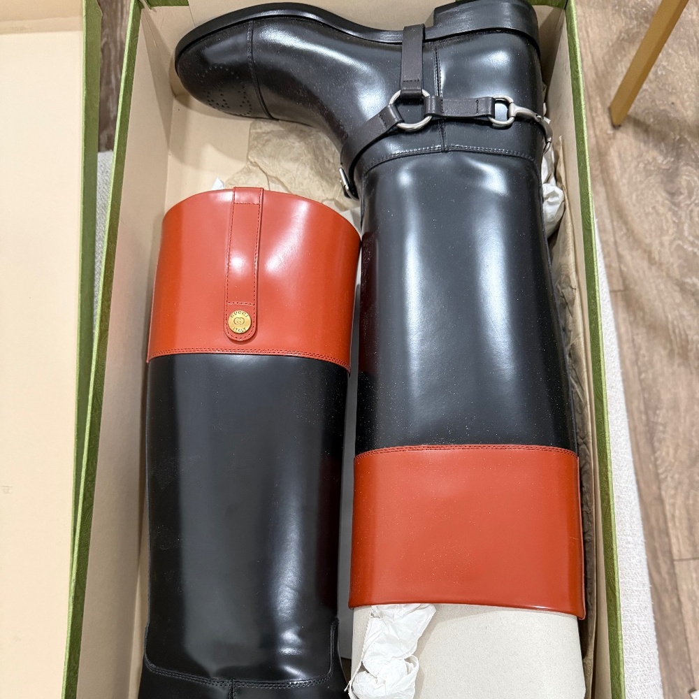 Gucci Horsebit Riding Boots